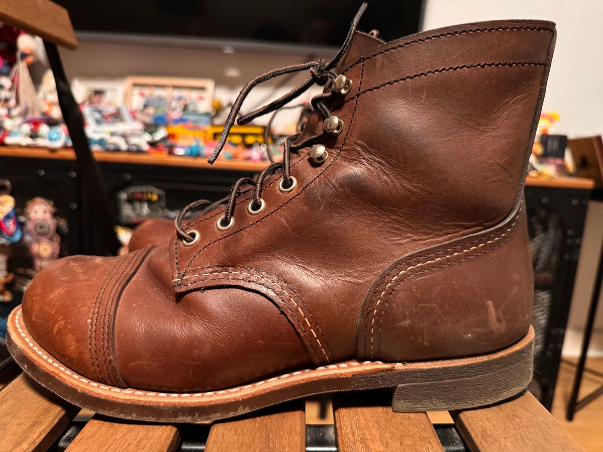 Photo by sunuchand on February 5, 2024 of the Red Wing Iron Ranger in S.B. Foot Amber Harness.