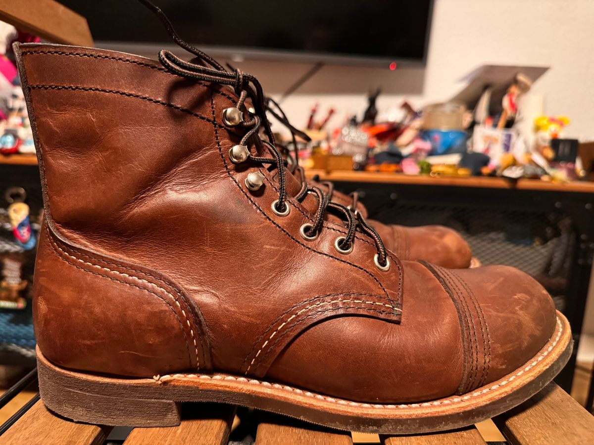 Photo by sunuchand on February 5, 2024 of the Red Wing Iron Ranger in S.B. Foot Amber Harness.