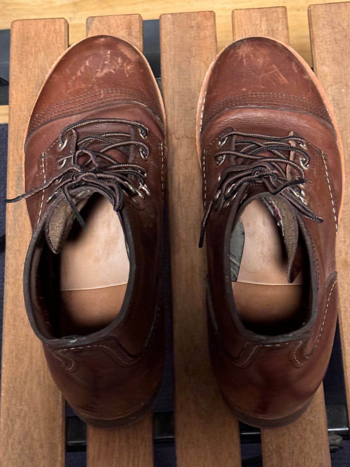 Photo by sunuchand on February 5, 2024 of the Red Wing Iron Ranger in S.B. Foot Amber Harness.