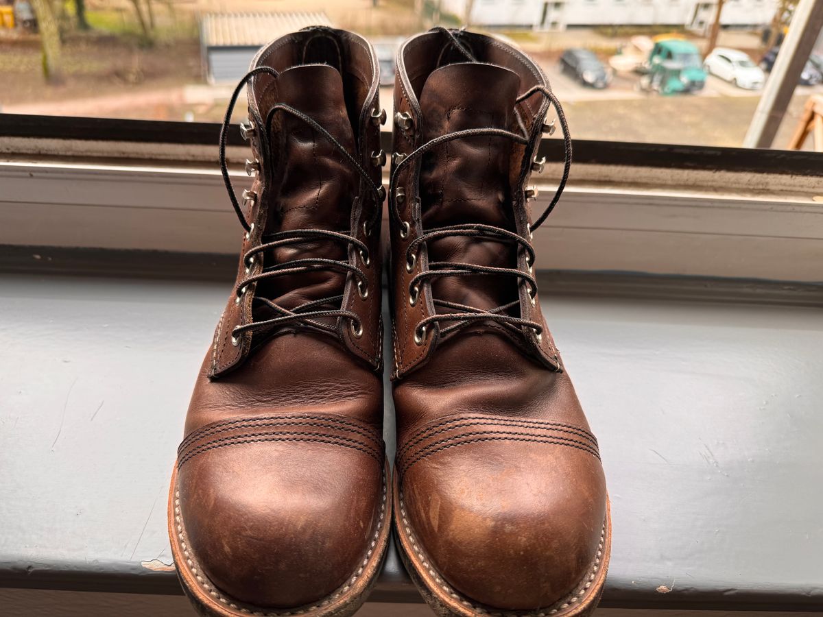 Photo by sunuchand on March 5, 2024 of the Red Wing Iron Ranger in S.B. Foot Amber Harness.