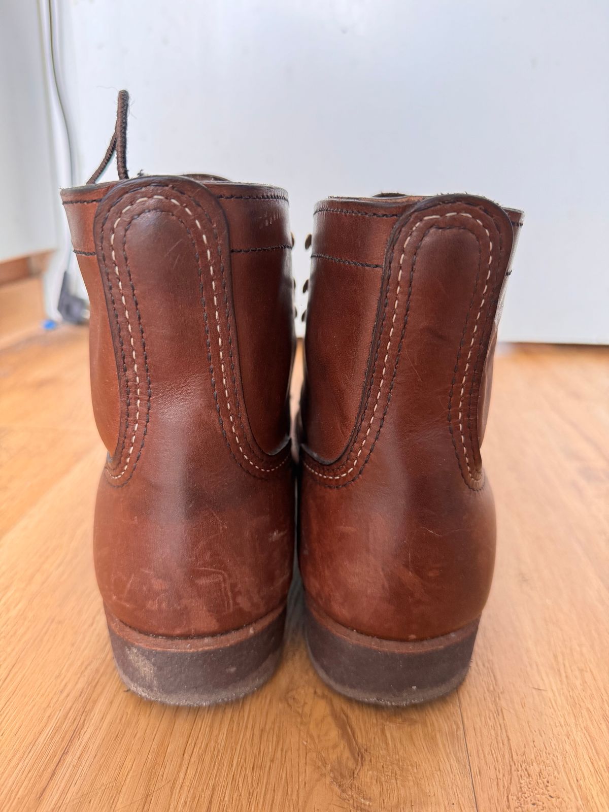 Photo by sunuchand on March 5, 2024 of the Red Wing Iron Ranger in S.B. Foot Amber Harness.