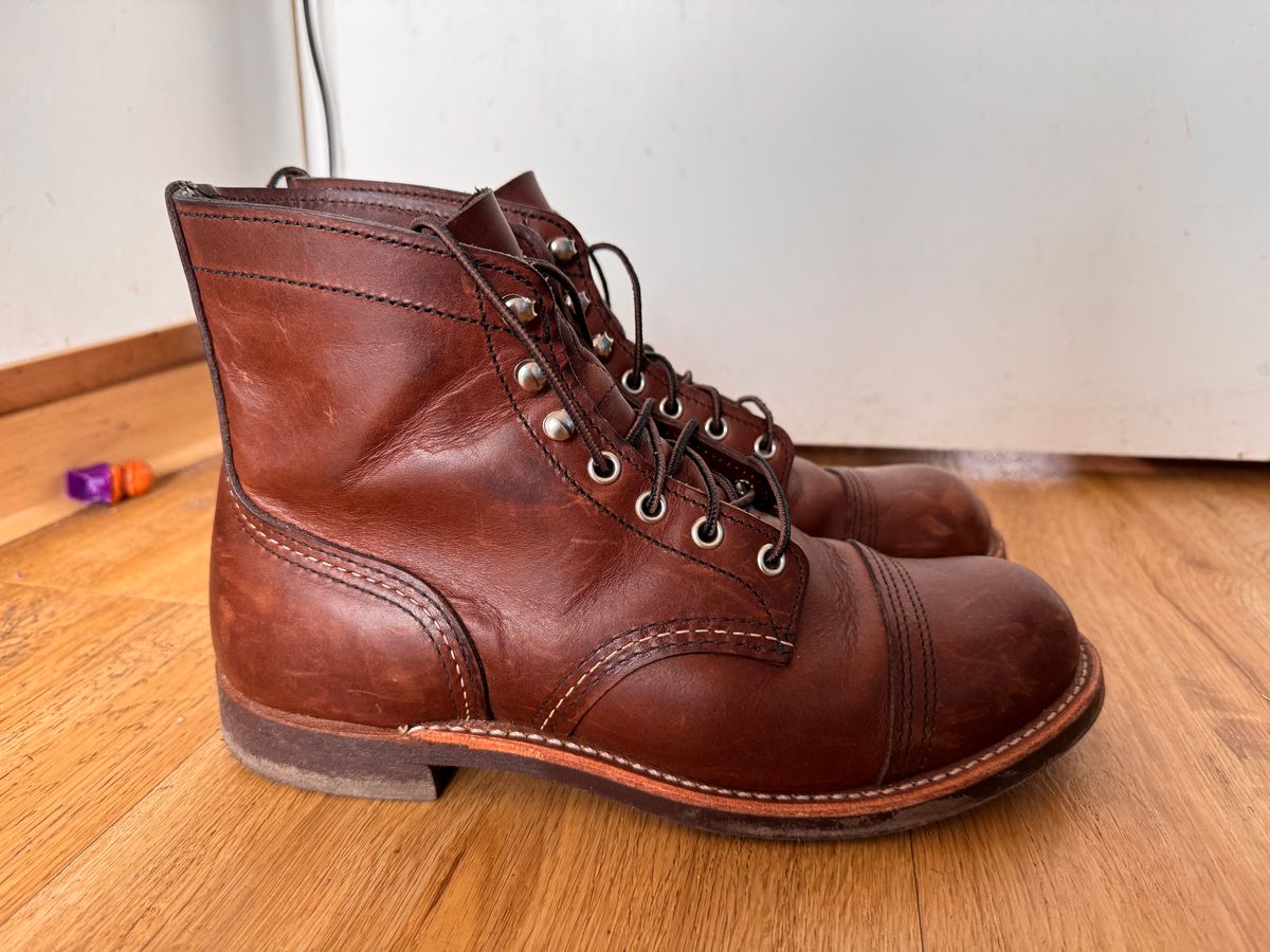 Photo by sunuchand on March 5, 2024 of the Red Wing Iron Ranger in S.B. Foot Amber Harness.