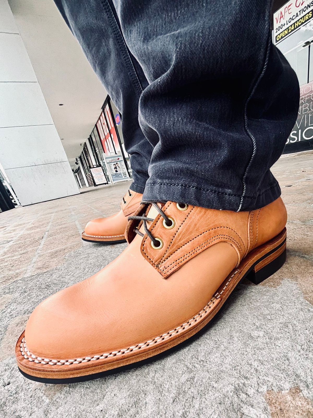 Photo by brianscotty on December 16, 2025 of the Bordon Wanes in Wickett & Craig Natural Veg Tan.