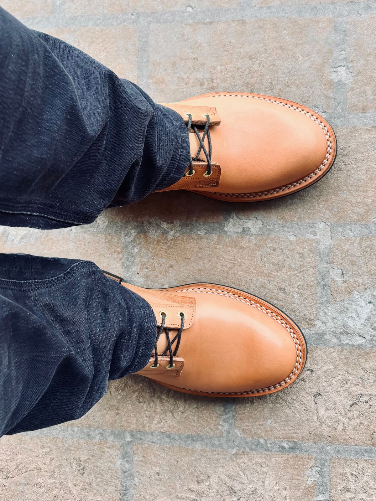 Photo by brianscotty on December 16, 2025 of the Bordon Wanes in Wickett & Craig Natural Veg Tan.