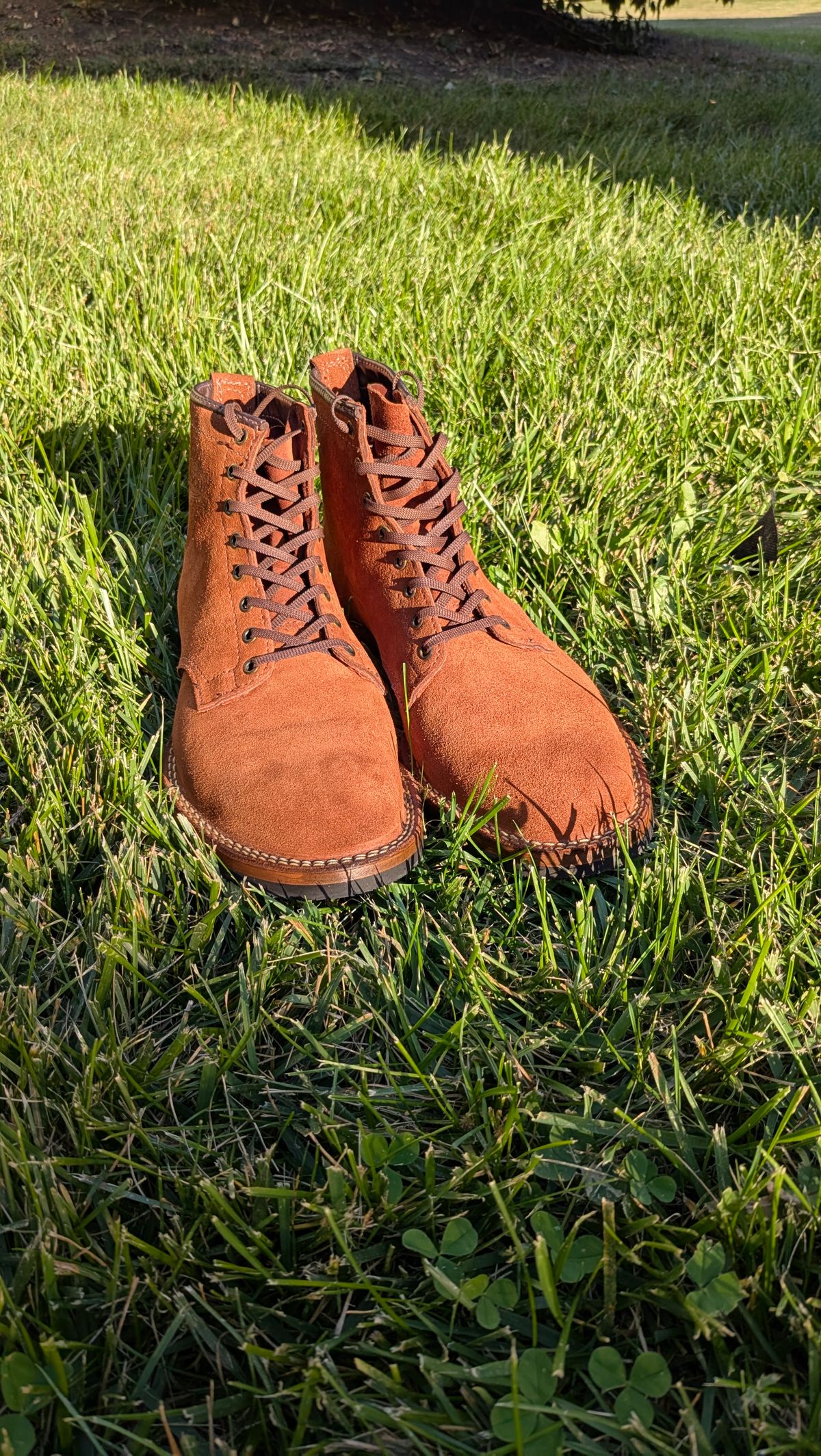 Photo by OnMyFeet on October 4, 2025 of the Wesco Johannes in Brown Roughout.