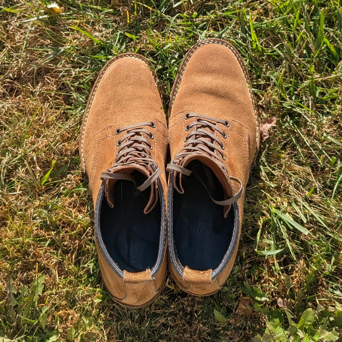 Photo by OnMyFeet on November 4, 2025 of the Wesco Johannes in Brown Roughout.