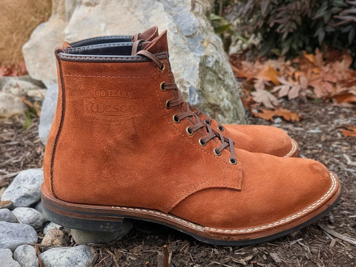 Photo by OnMyFeet on December 5, 2025 of the Wesco Johannes in Brown Roughout.