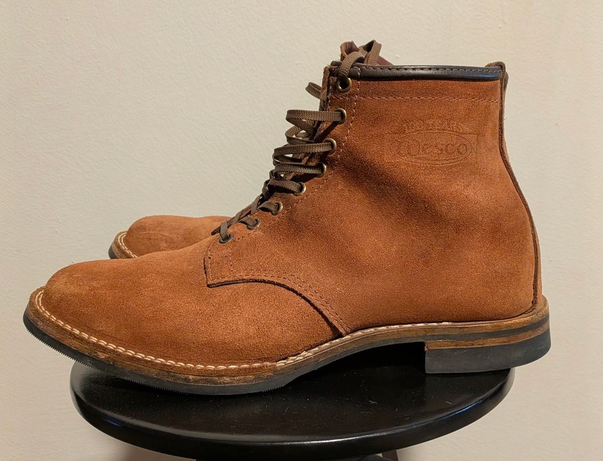 Photo by OnMyFeet on February 5, 2026 of the Wesco Johannes in Brown Roughout.