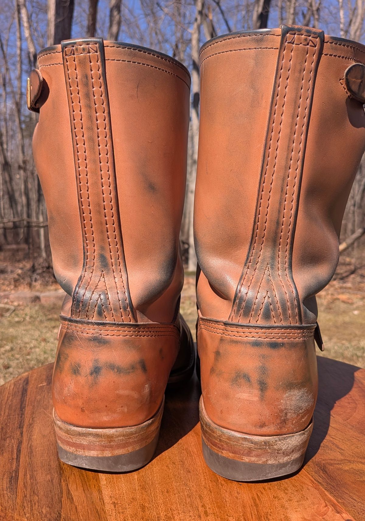 Photo by OnMyFeet on March 1, 2025 of the Wesco Mister Lou in Maryam Natural Horsebutt.