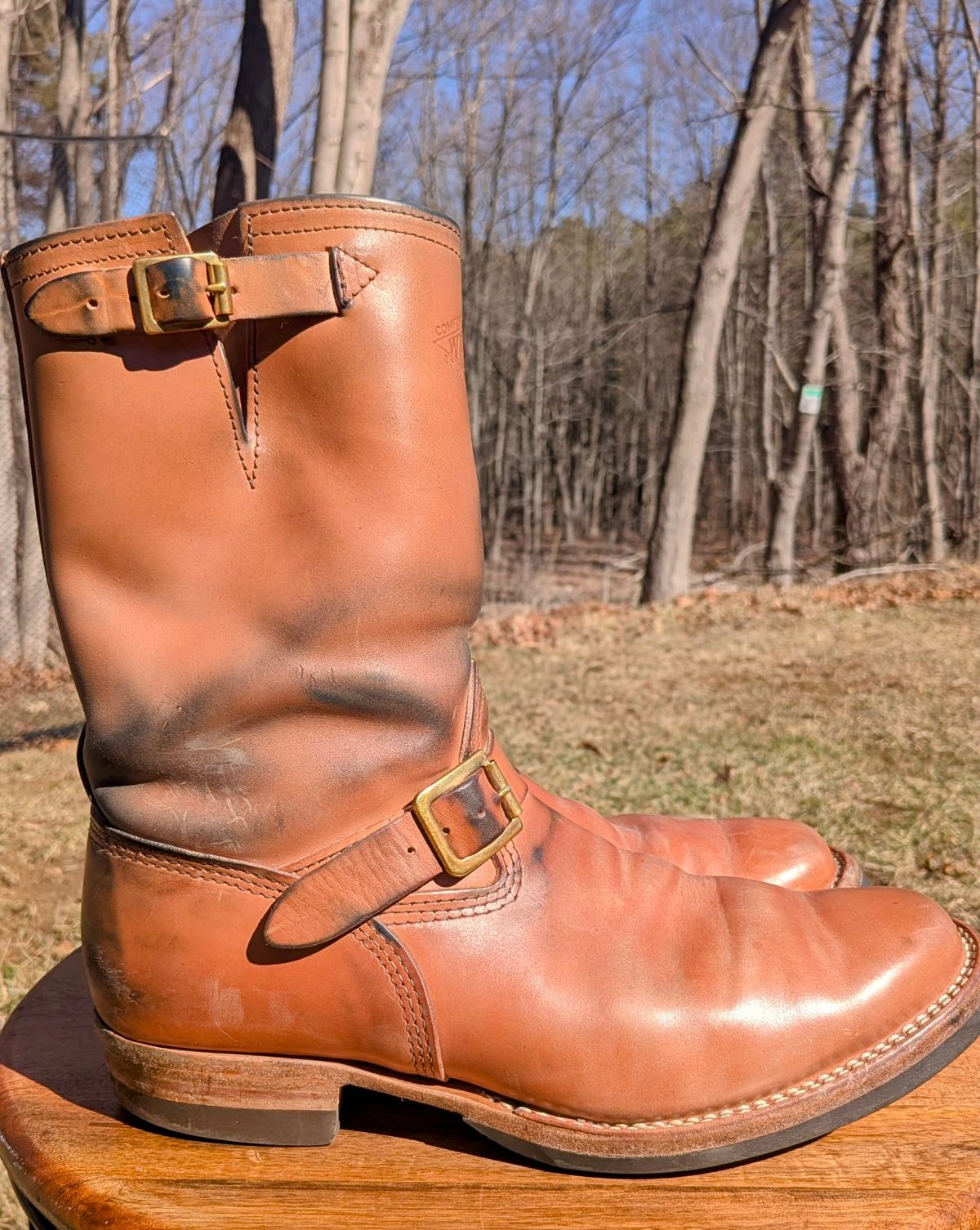 Photo by OnMyFeet on March 1, 2025 of the Wesco Mister Lou in Maryam Natural Horsebutt.