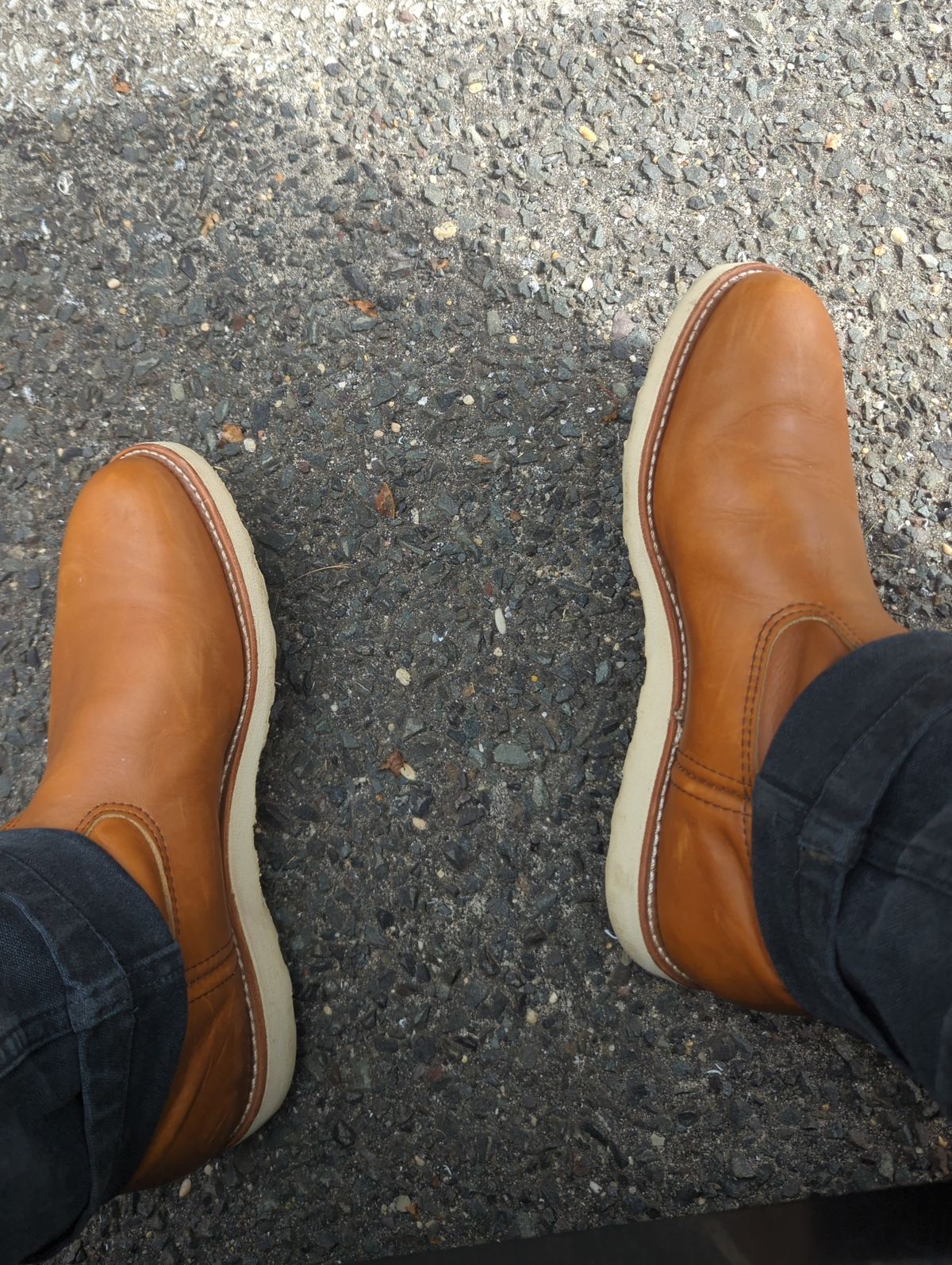 Photo by OnMyFeet on October 6, 2023 of the Red Wing Pecos in Unknown Leather.
