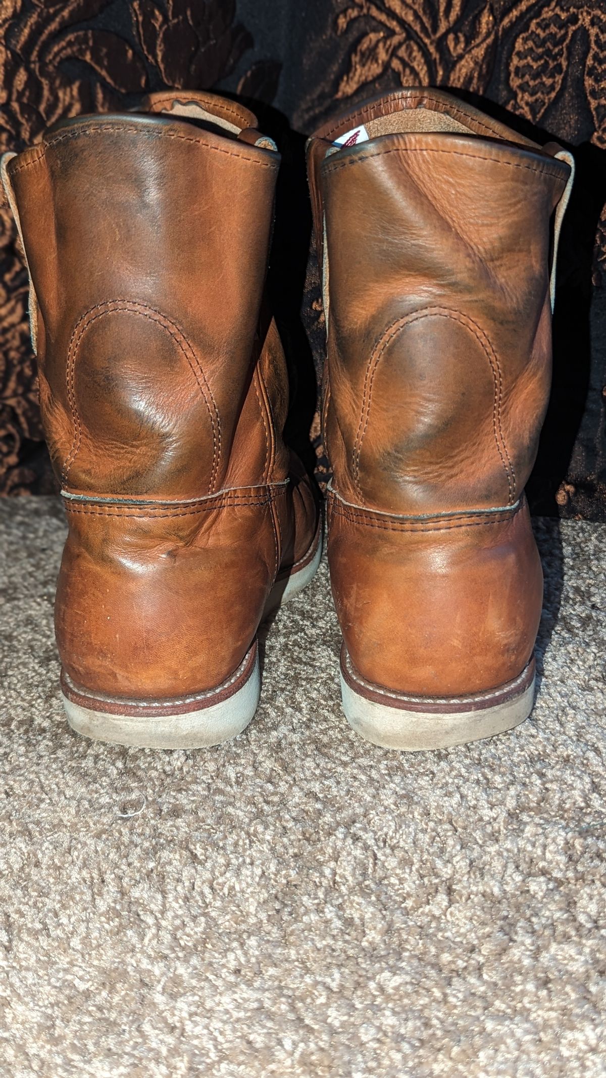 Photo by OnMyFeet on January 2, 2024 of the Red Wing Pecos in Unknown Leather.