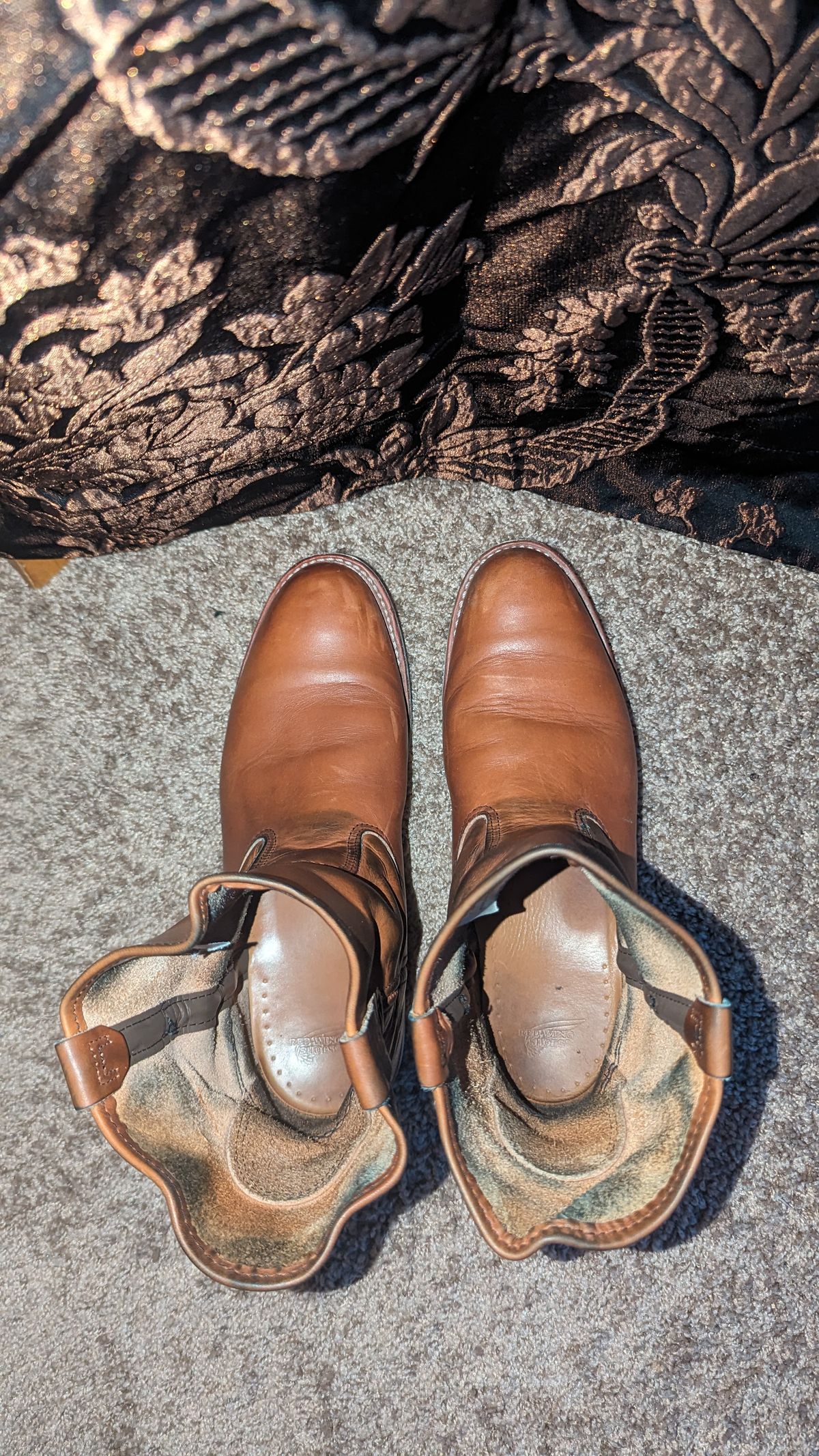 Photo by OnMyFeet on January 2, 2024 of the Red Wing Pecos in Unknown Leather.
