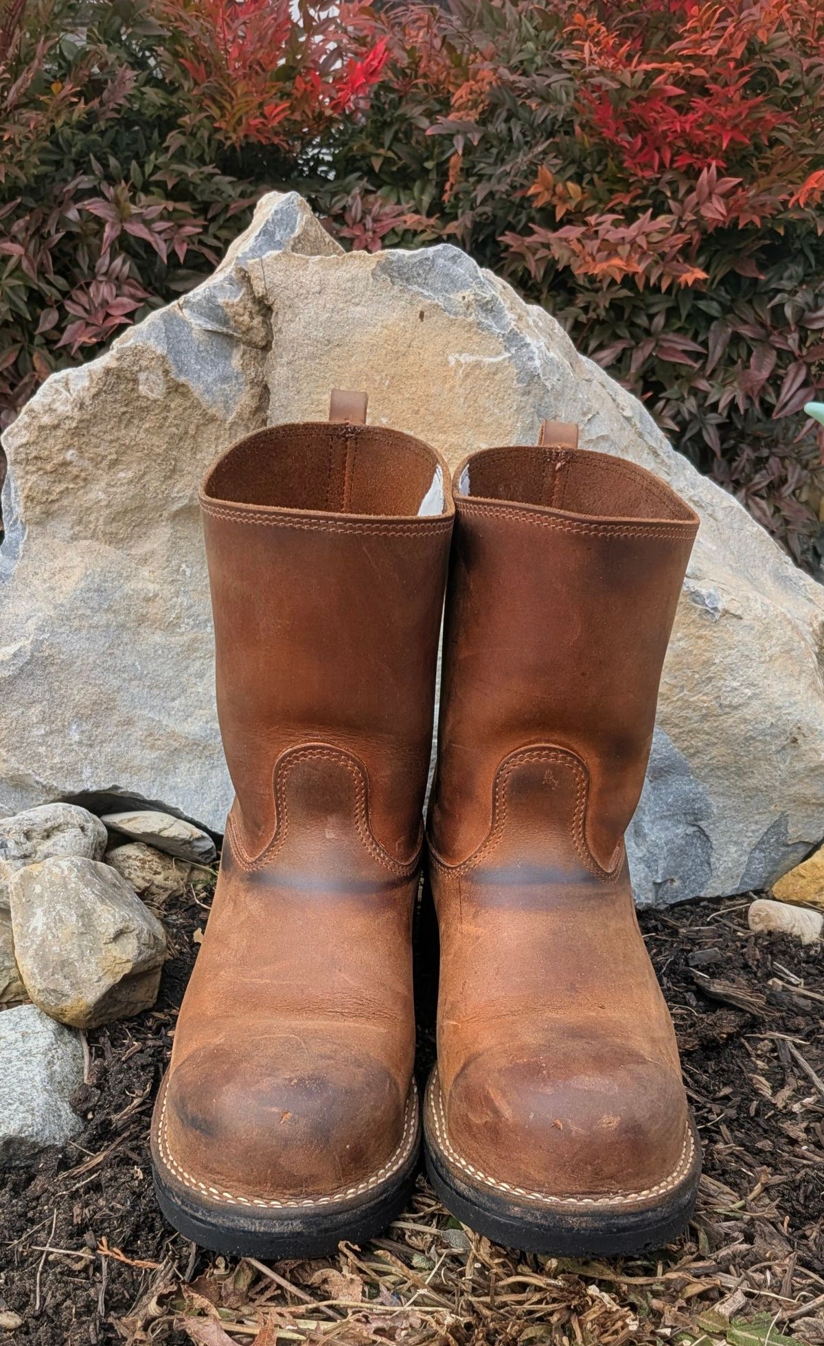 Photo by OnMyFeet on January 5, 2026 of the Nicks Wellington in Seidel WeatherShield Brown.