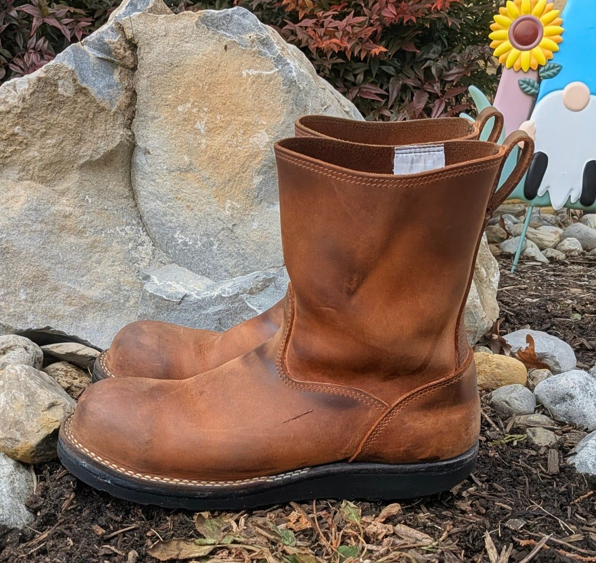 Photo by OnMyFeet on January 5, 2026 of the Nicks Wellington in Seidel WeatherShield Brown.