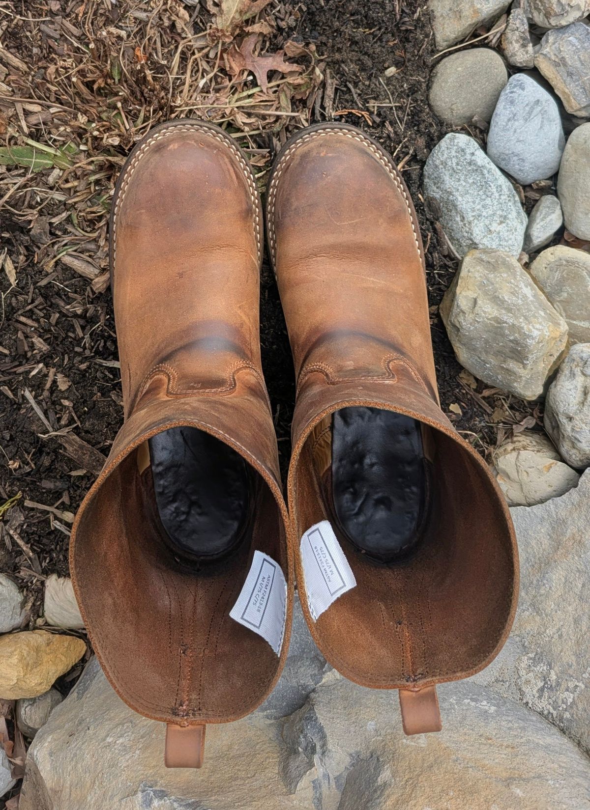 Photo by OnMyFeet on January 5, 2026 of the Nicks Wellington in Seidel WeatherShield Brown.