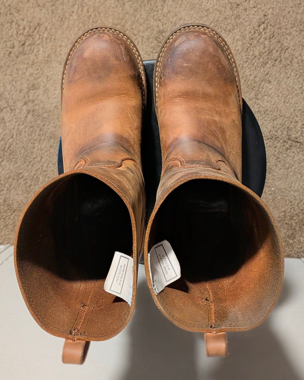 Photo by OnMyFeet on February 5, 2026 of the Nicks Wellington in Seidel WeatherShield Brown.