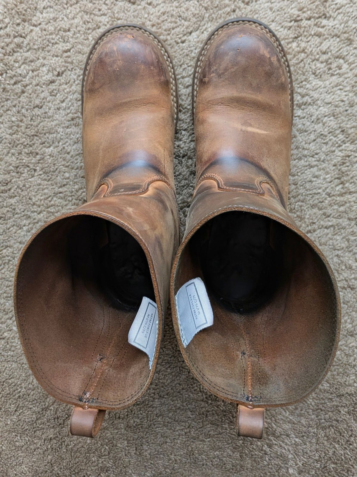 Photo by OnMyFeet on April 4, 2026 of the Nicks Wellington in Seidel WeatherShield Brown.