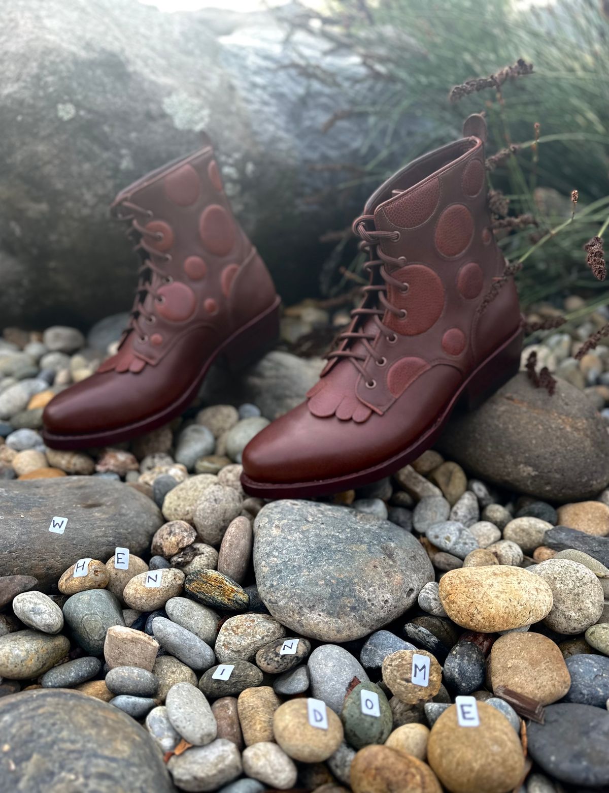 Photo by m.miel on November 1, 2024 of the Maya Miel Packer in S.B. Foot Unknown Leather.