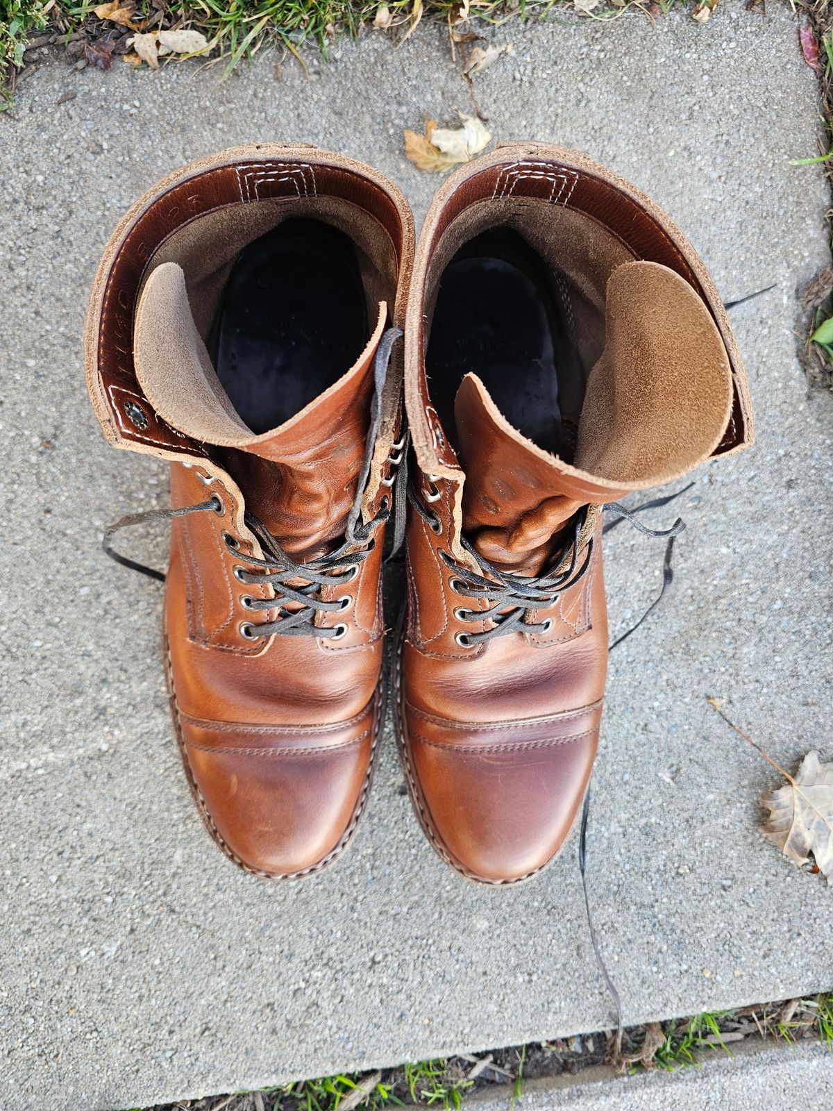 Photo by jho27 on November 5, 2023 of the White's MP-Sherman Toe Cap in Horween British Tan Chromexcel.