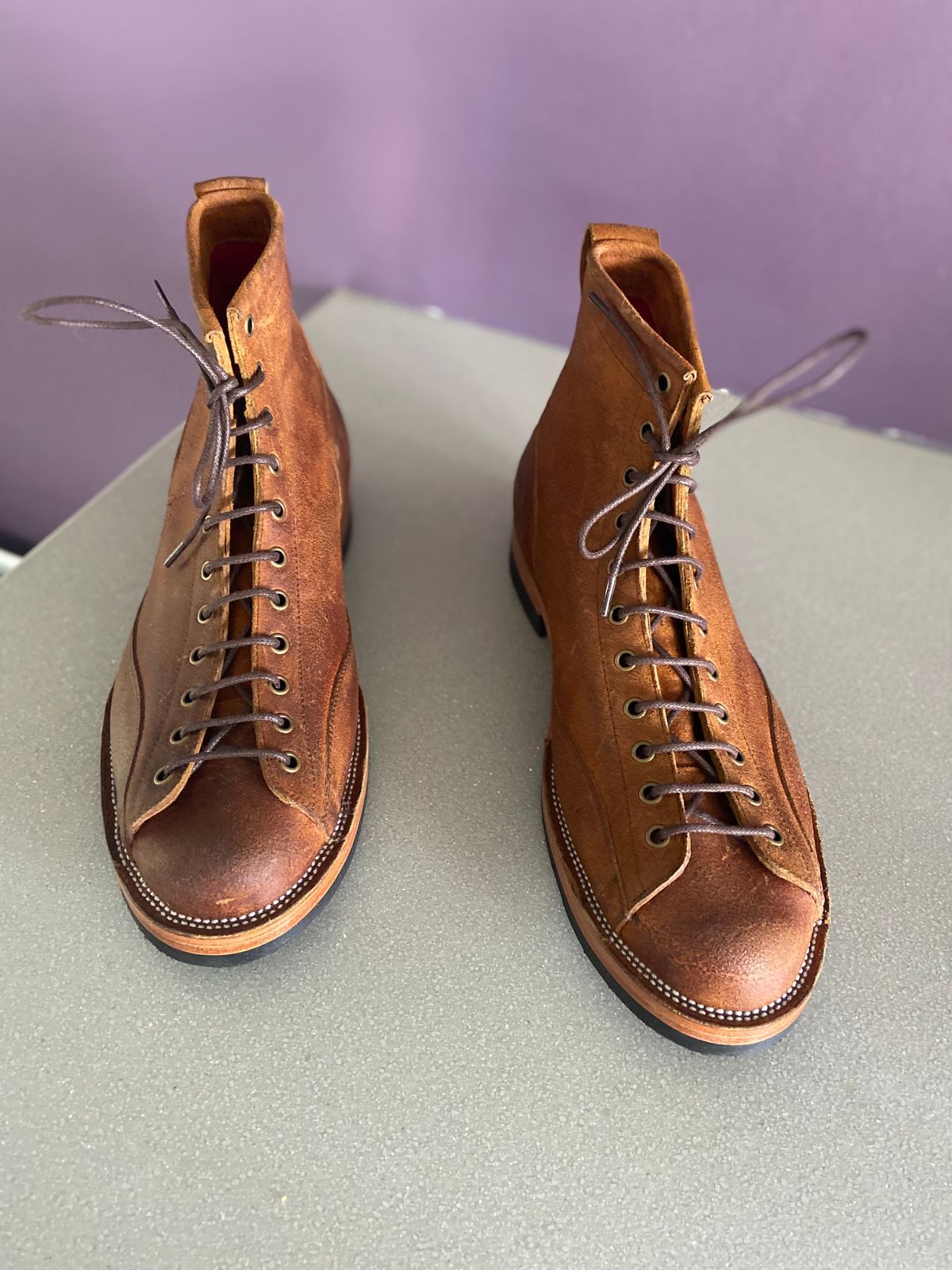 Photo by crafty on October 1, 2022 of the Renav Unlisted Model in Unlisted Leather.