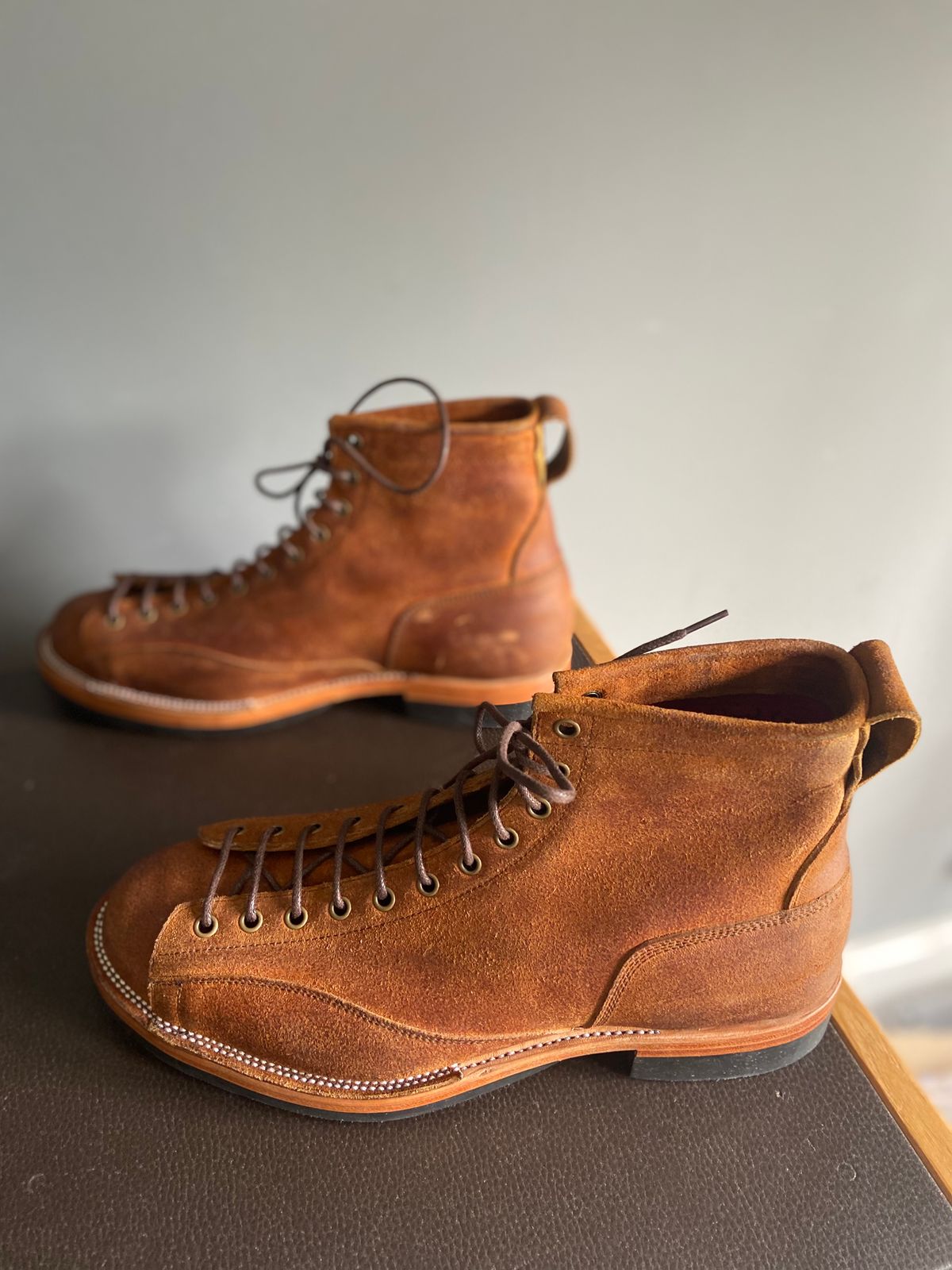 Photo by crafty on October 1, 2022 of the Renav Unlisted Model in Unlisted Leather.