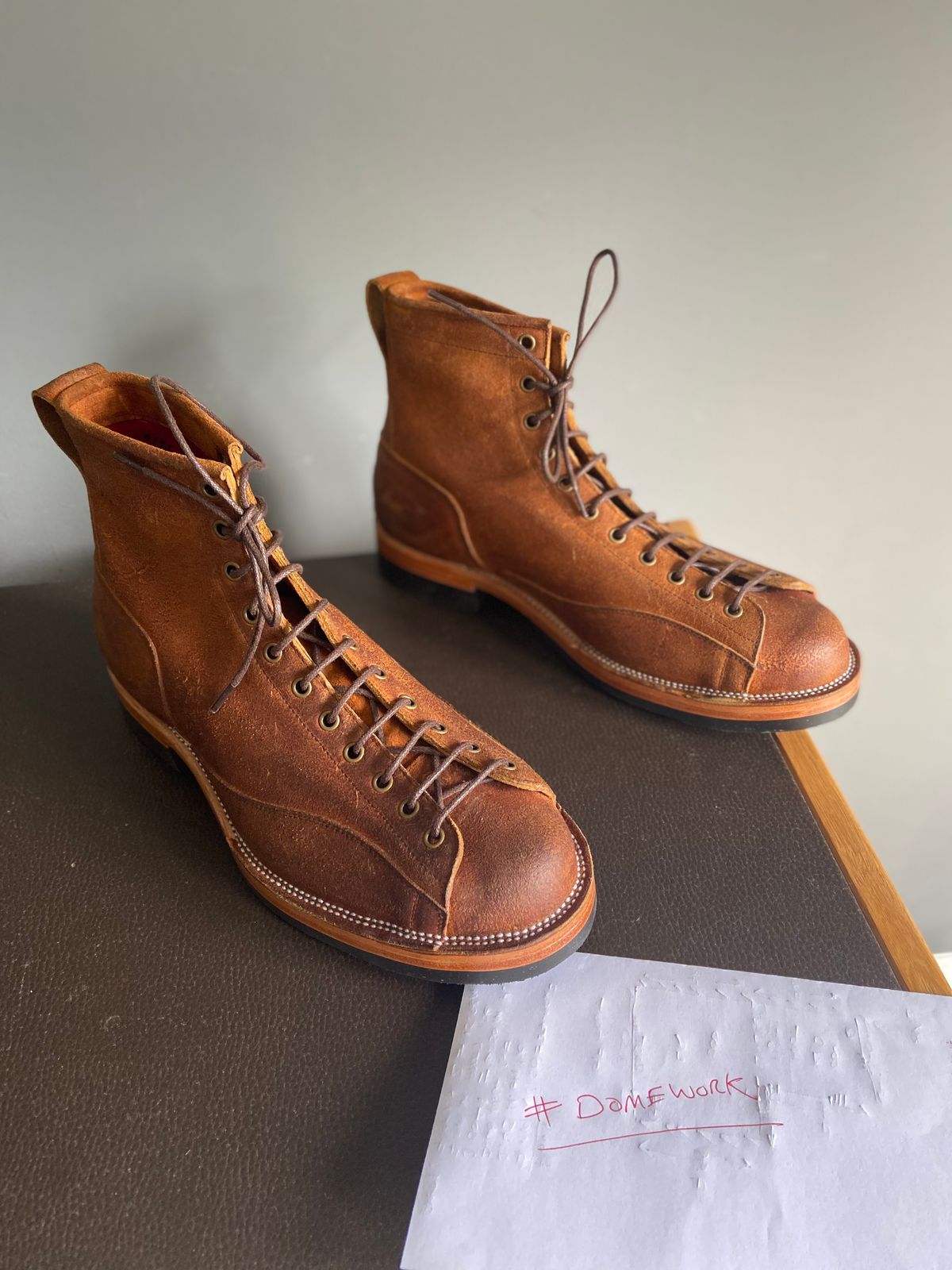 Photo by crafty on October 1, 2022 of the Renav Unlisted Model in Unlisted Leather.