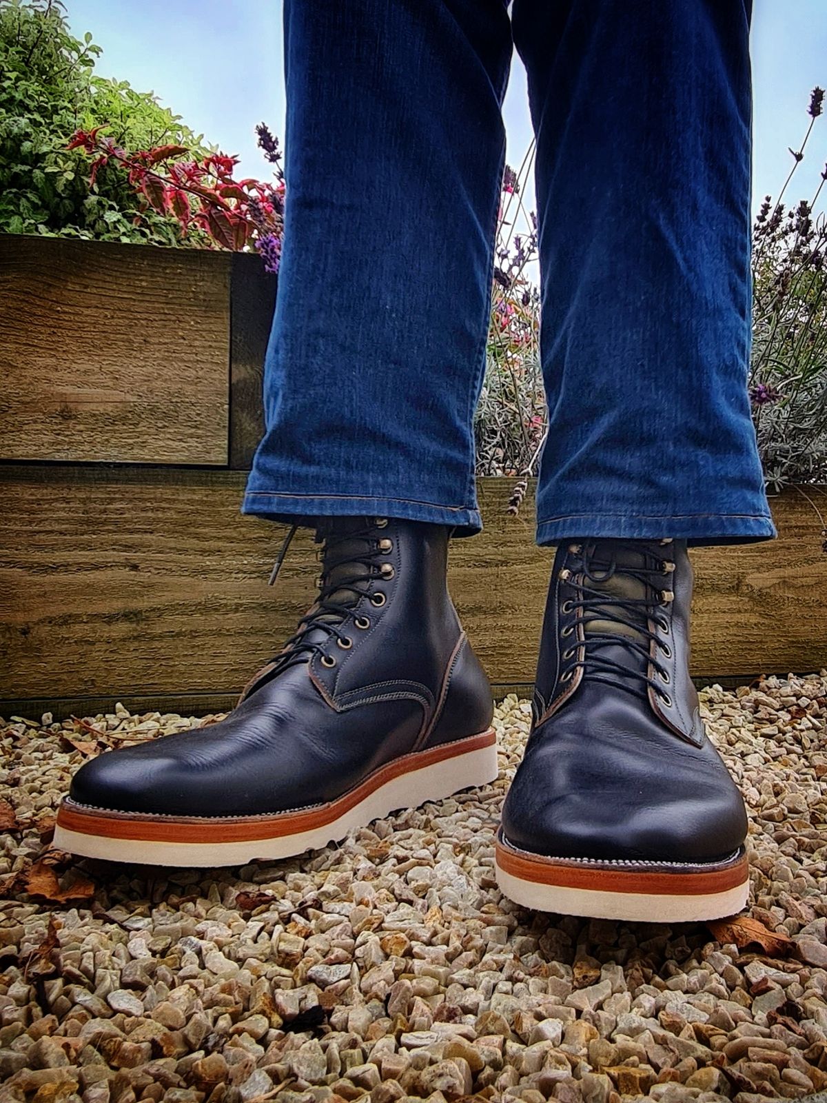 Photo by BCLEATHERGOODS on September 16, 2023 of the Imperium Unknown Model in Horween Black Chromexcel.