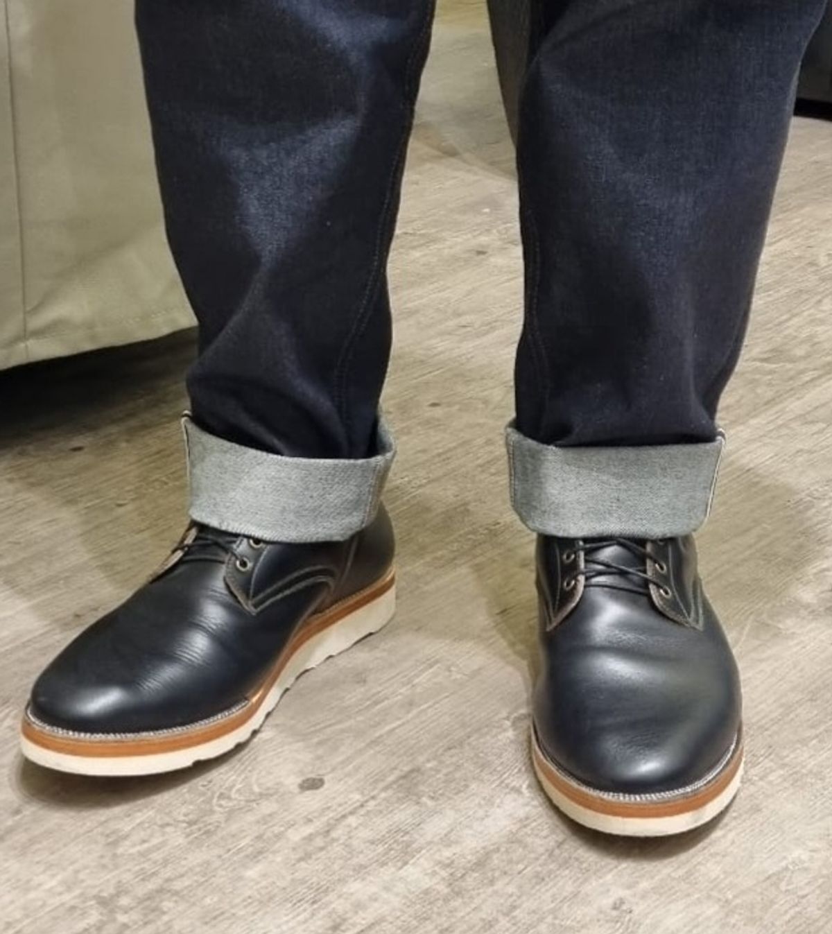 Photo by BCLEATHERGOODS on September 30, 2023 of the Imperium Unknown Model in Horween Black Chromexcel.