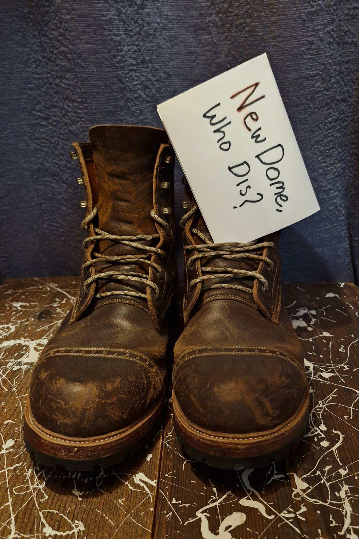 Photo by BCLEATHERGOODS on October 5, 2025 of the Imperium Hawke in Horween Cinnamon Waxed Flesh.