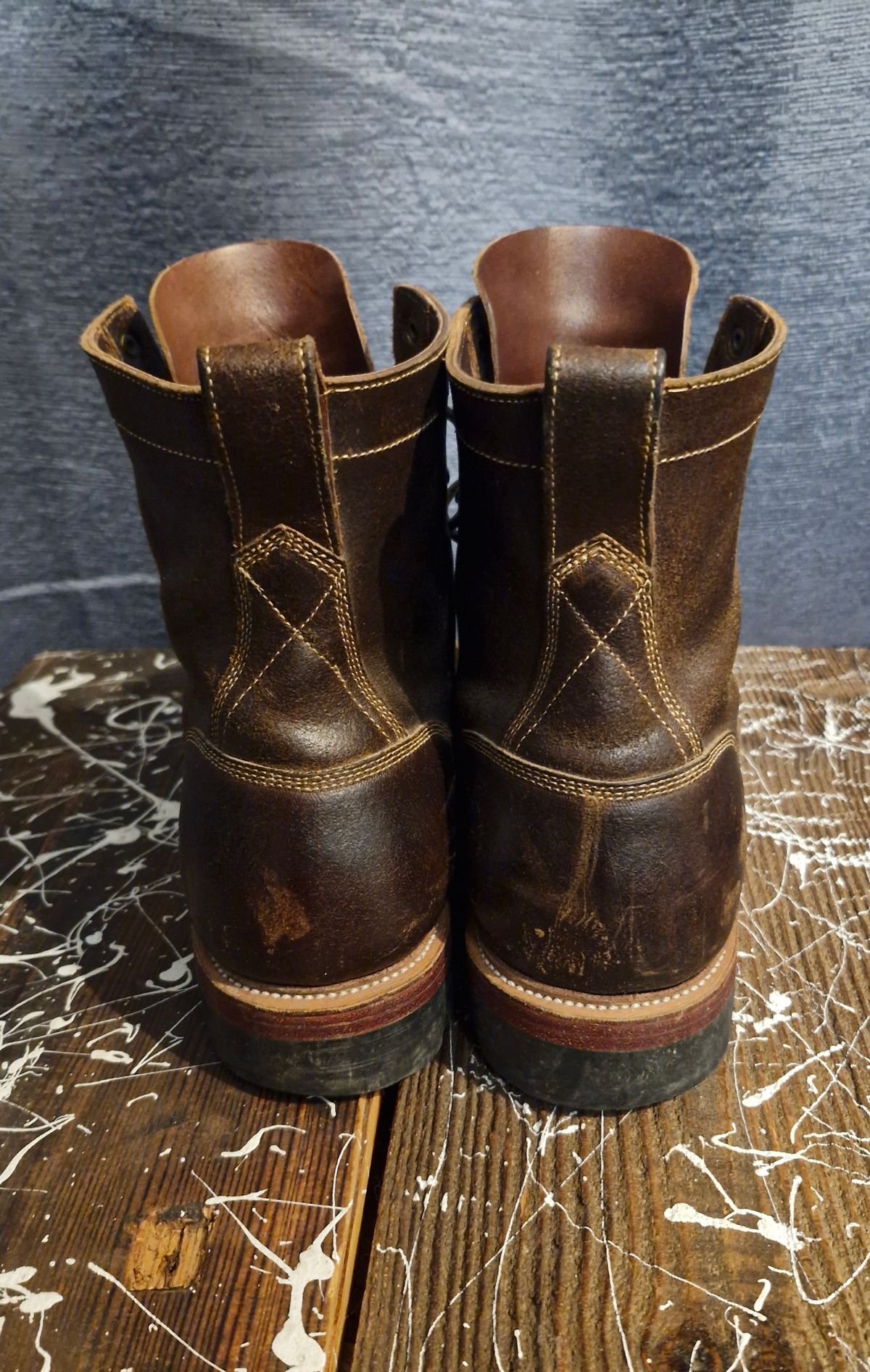 Photo by BCLEATHERGOODS on December 1, 2025 of the Imperium Hawke in Horween Cinnamon Waxed Flesh.