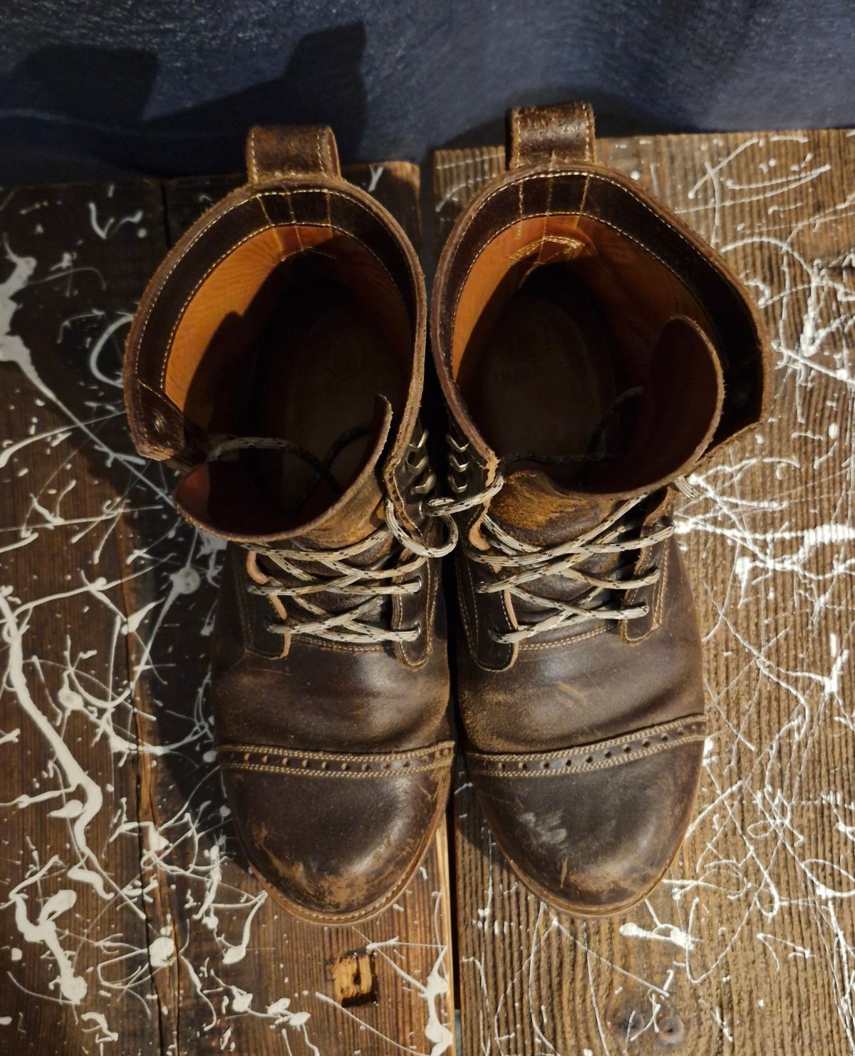 Photo by BCLEATHERGOODS on December 1, 2025 of the Imperium Hawke in Horween Cinnamon Waxed Flesh.