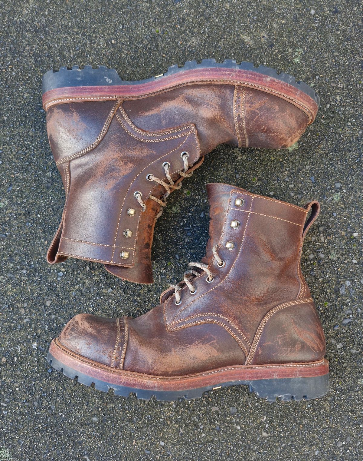 Photo by BCLEATHERGOODS on February 4, 2026 of the Imperium Hawke in Horween Cinnamon Waxed Flesh.