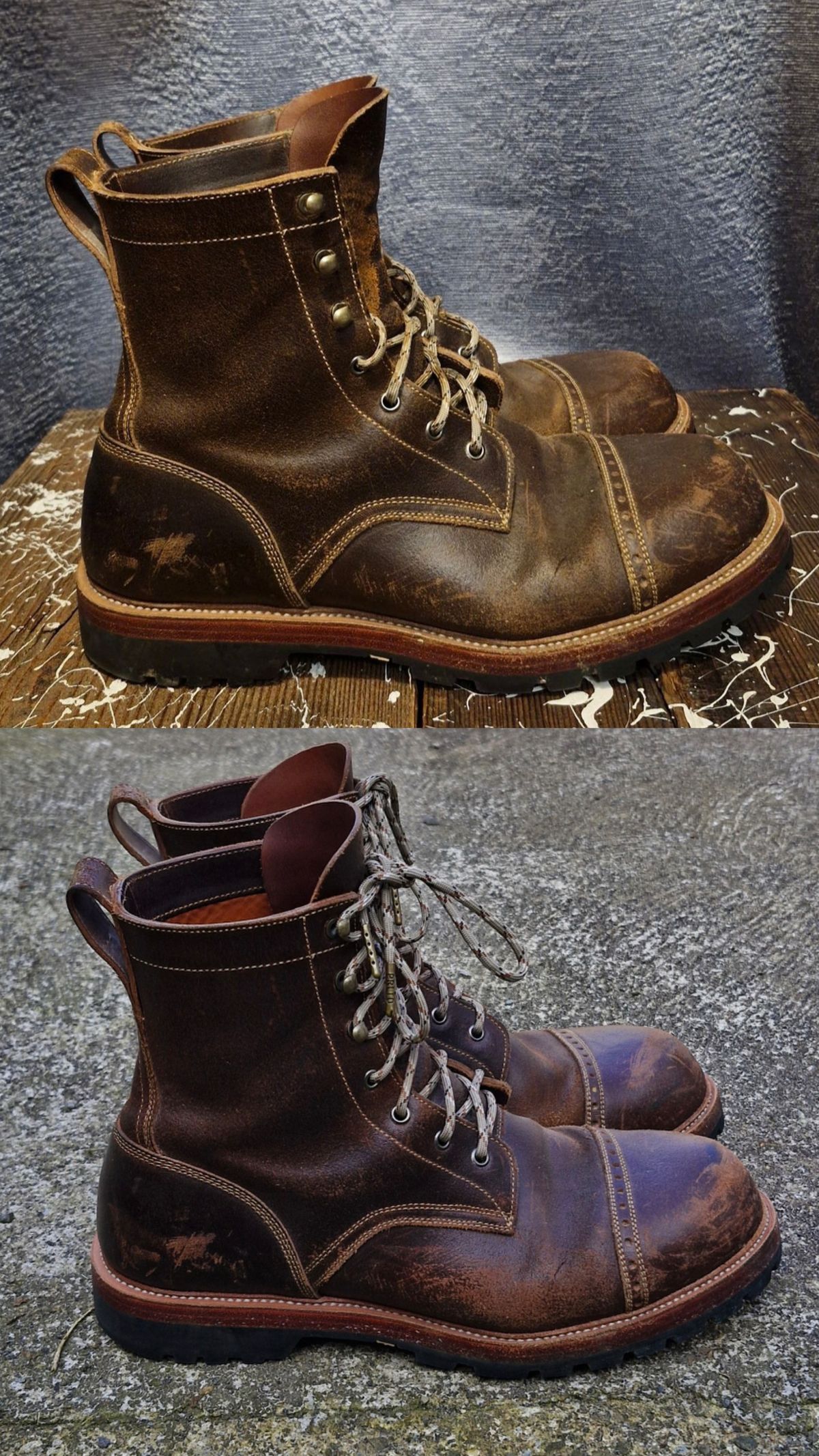 Photo by BCLEATHERGOODS on April 2, 2026 of the Imperium Hawke in Horween Cinnamon Waxed Flesh.