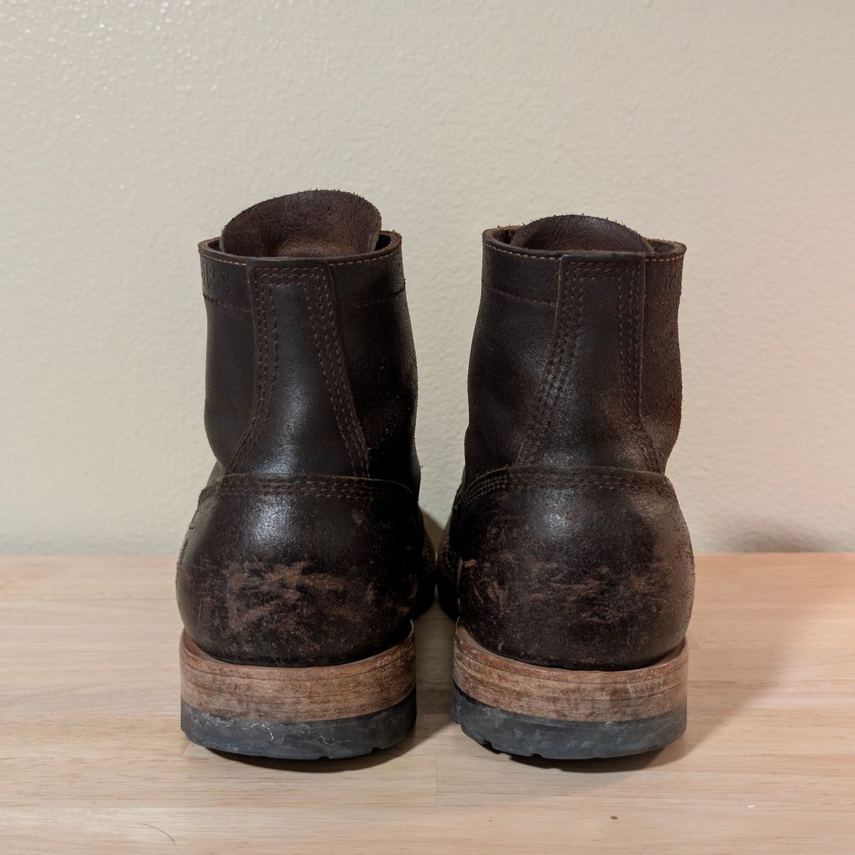 Photo by 907rx7 on December 6, 2025 of the White's MP-M1 in Horween Brown Waxed Flesh.