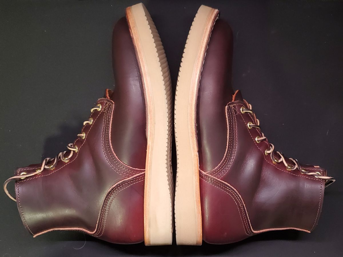 Photo by 907rx7 on October 6, 2023 of the Nicks Free Range in Wickett & Craig Burgundy Double Stuffed.