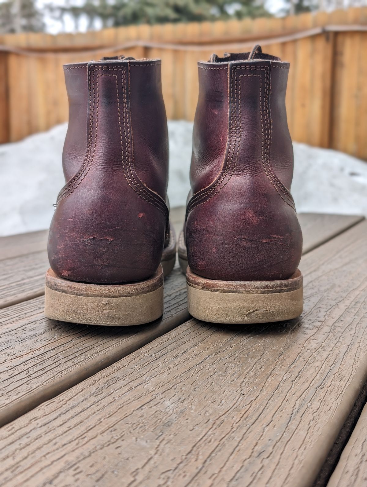 Photo by 907rx7 on April 4, 2024 of the Nicks Free Range in Wickett & Craig Burgundy Double Stuffed.