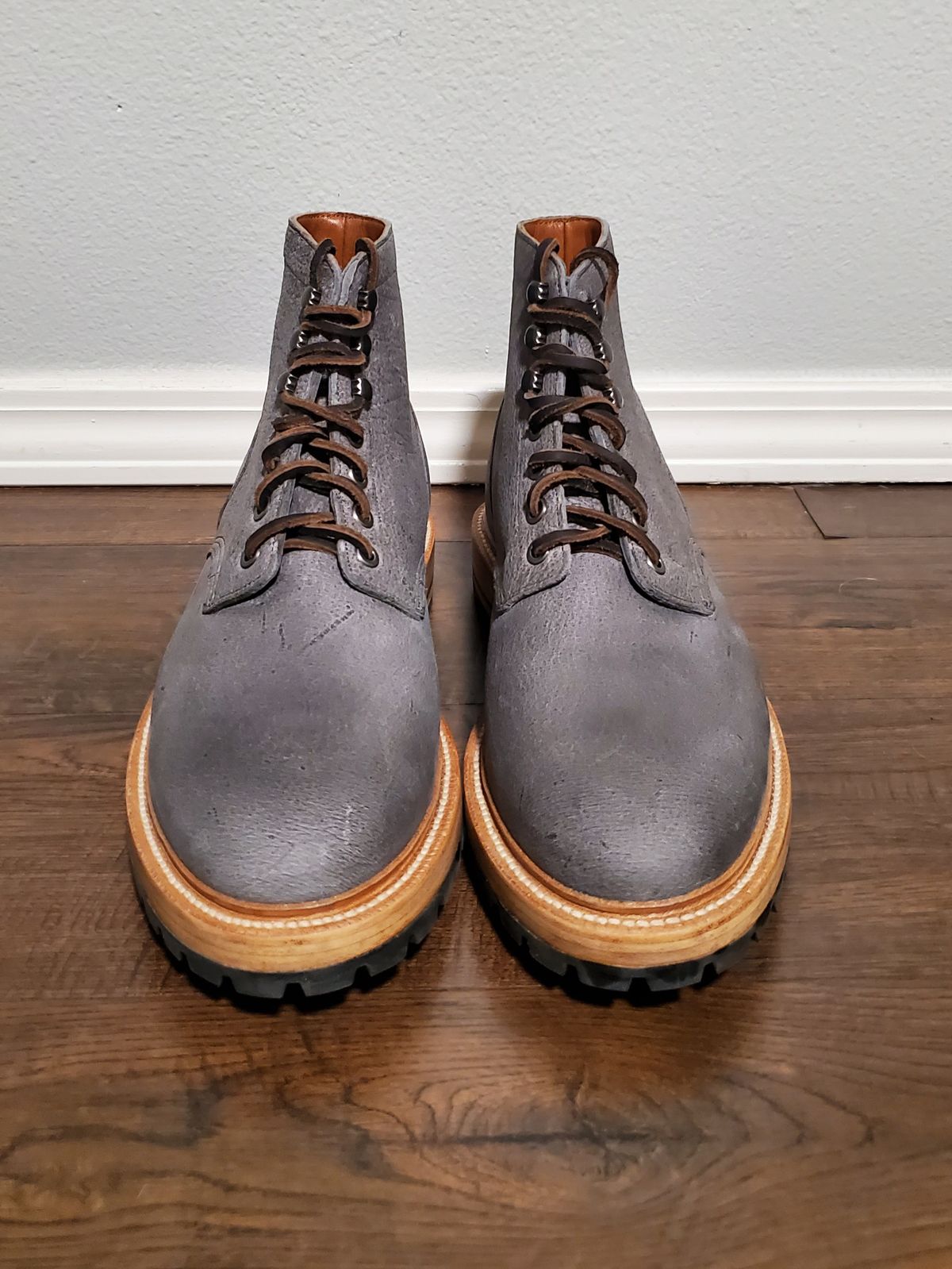 Photo by 907rx7 on October 1, 2023 of the Grant Stone Diesel Boot in C.F. Stead Storm Kudu.