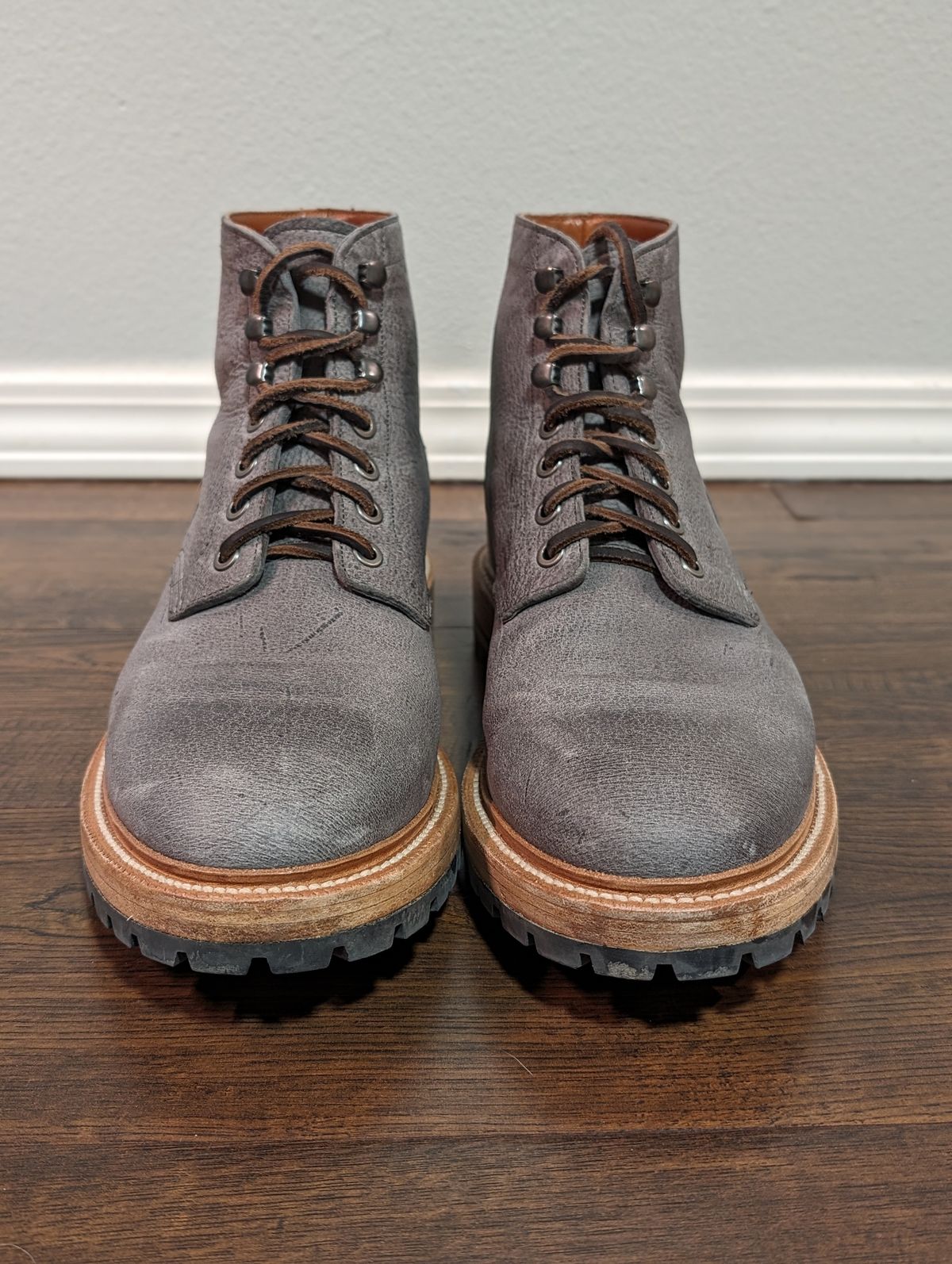 Photo by 907rx7 on December 6, 2023 of the Grant Stone Diesel Boot in C.F. Stead Storm Kudu.