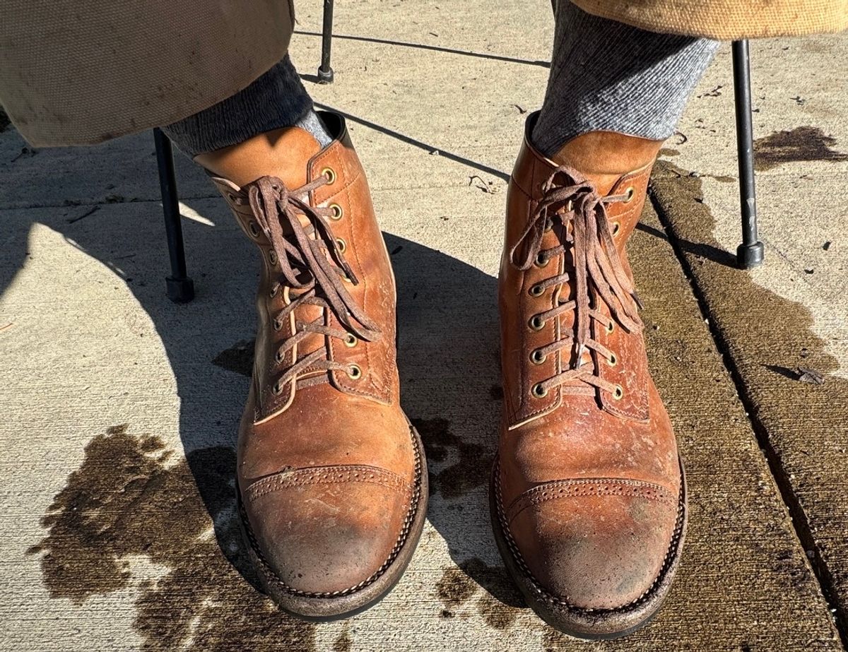Photo by pedj on October 27, 2024 of the Onderhoud SVC03 Service Boot in Maryam Toscanello TPR Horsebutt.