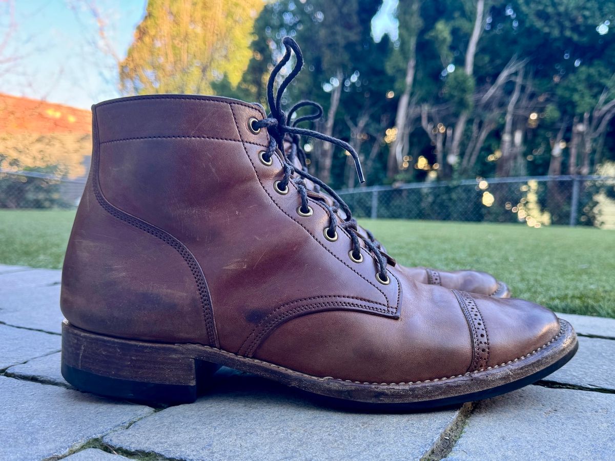 Photo by pedj on December 6, 2024 of the Onderhoud SVC03 Service Boot in Maryam Toscanello TPR Horsebutt.