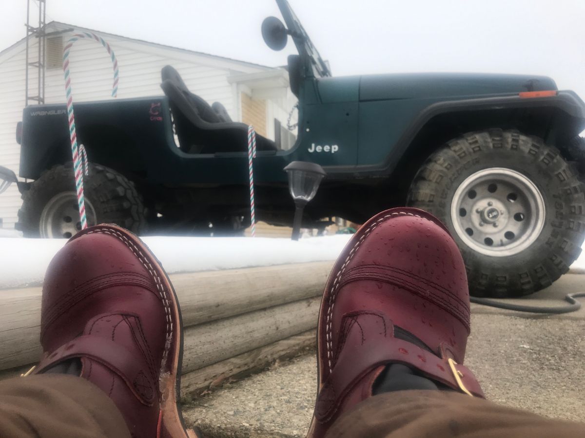 Photo by dj on February 23, 2025 of the Nicks Heritage TankerPro in Double Stuffed Crimson.