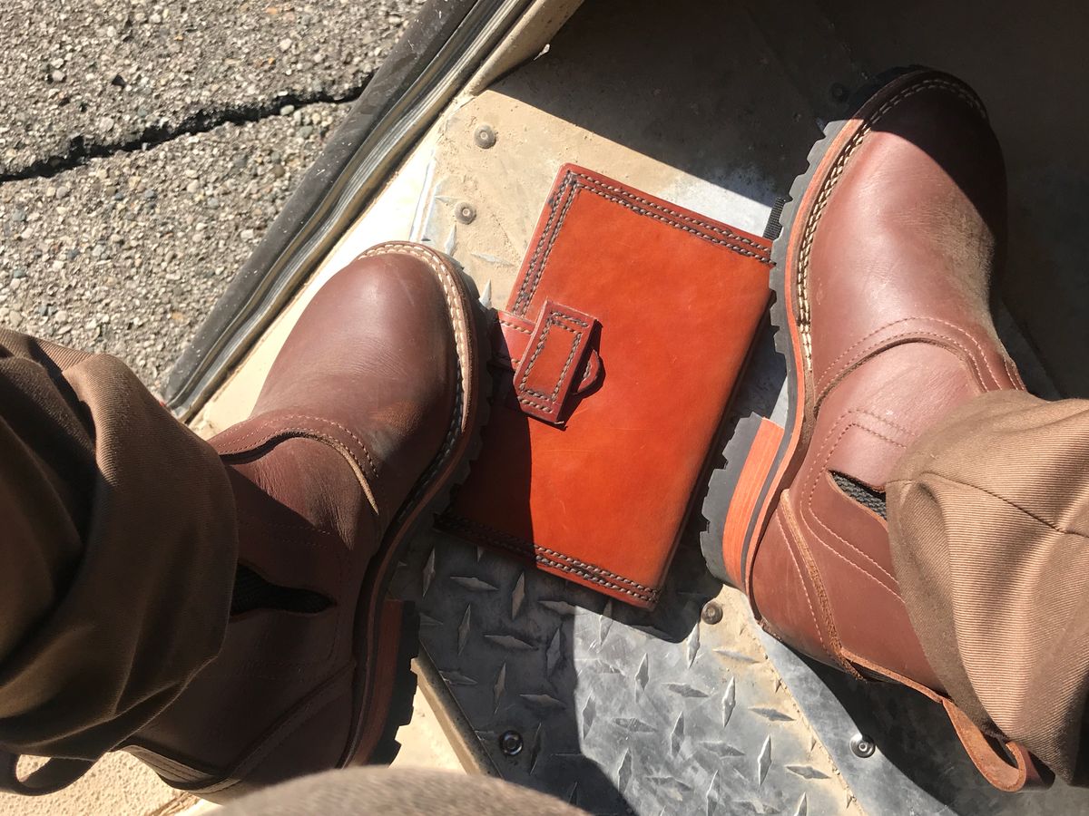 Photo by dj on October 19, 2024 of the Nicks Work Chelsea in Seidel 1964 Brown.