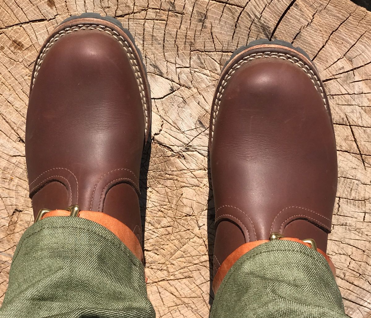 Photo by dj on October 21, 2024 of the Nicks Work Chelsea in Seidel 1964 Brown.