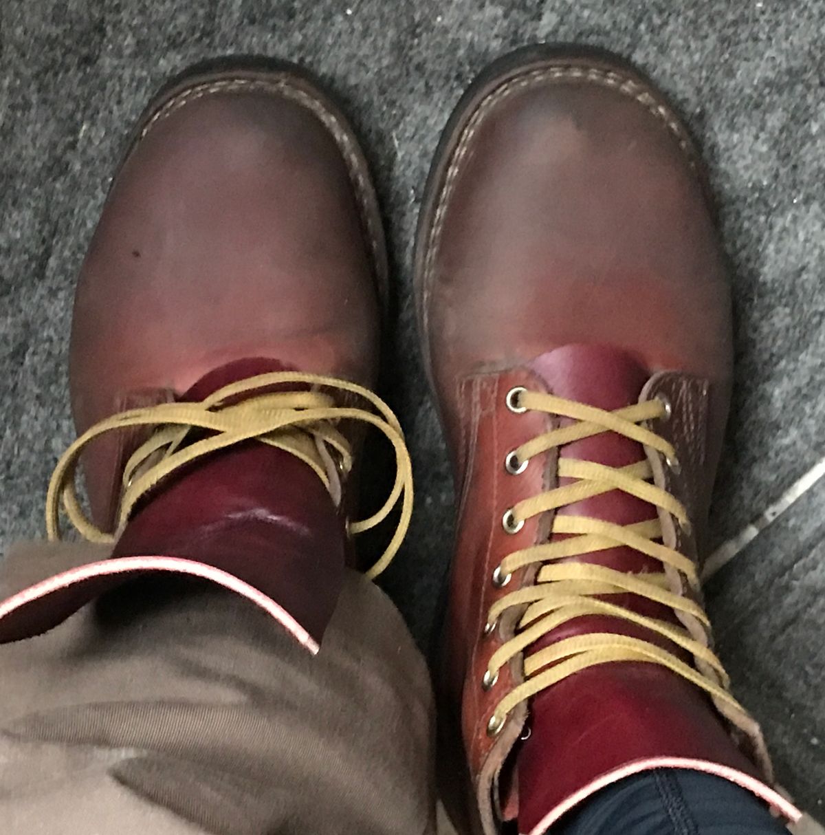 Photo by dj on January 31, 2025 of the Nicks LL64 in Wickett & Craig Natural Double Stuffed.