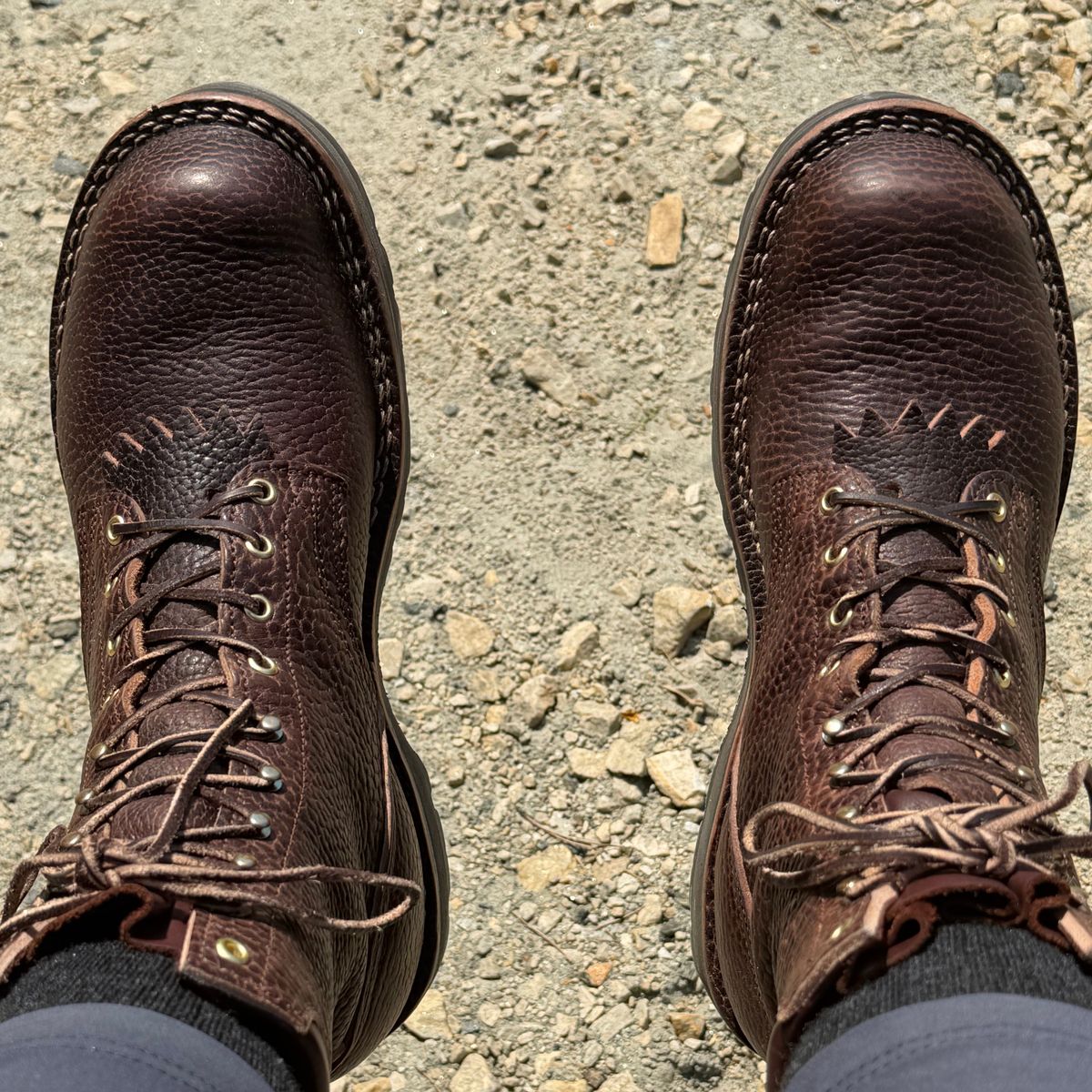 Photo by escapedTexan on April 8, 2026 of the Nicks 365 MTO in Horween Yellowstone Walnut Bullhide.
