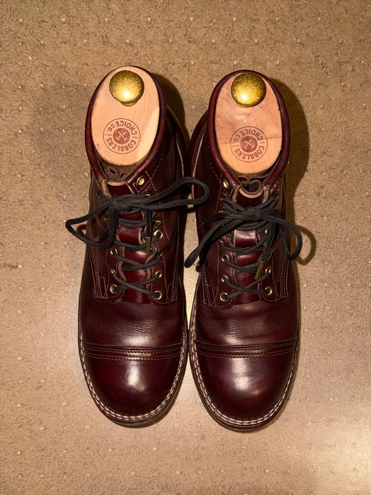 Photo by escapedTexan on February 27, 2026 of the Nicks Americana in Horween Color 8 Chromexcel.