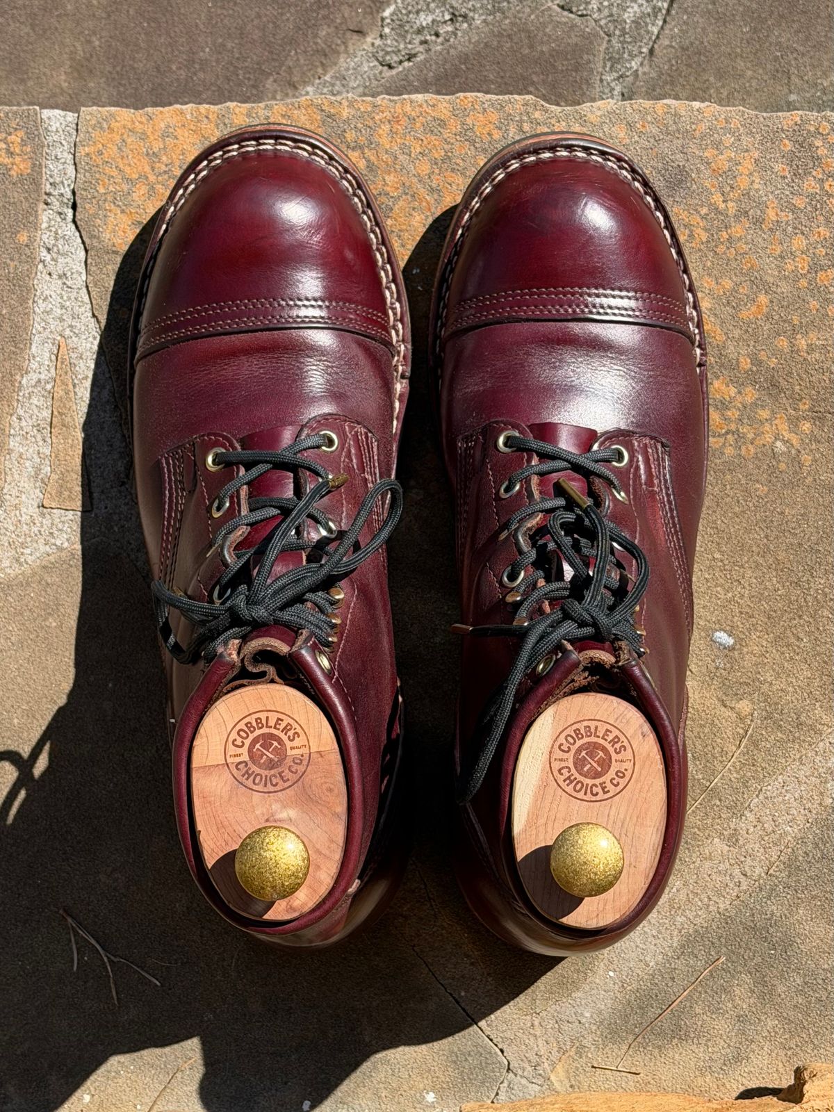 Photo by escapedTexan on February 28, 2026 of the Nicks Americana in Horween Color 8 Chromexcel.