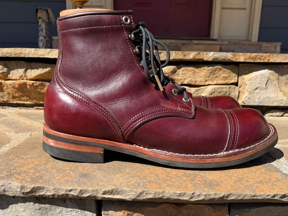 Photo by escapedTexan on February 28, 2026 of the Nicks Americana in Horween Color 8 Chromexcel.