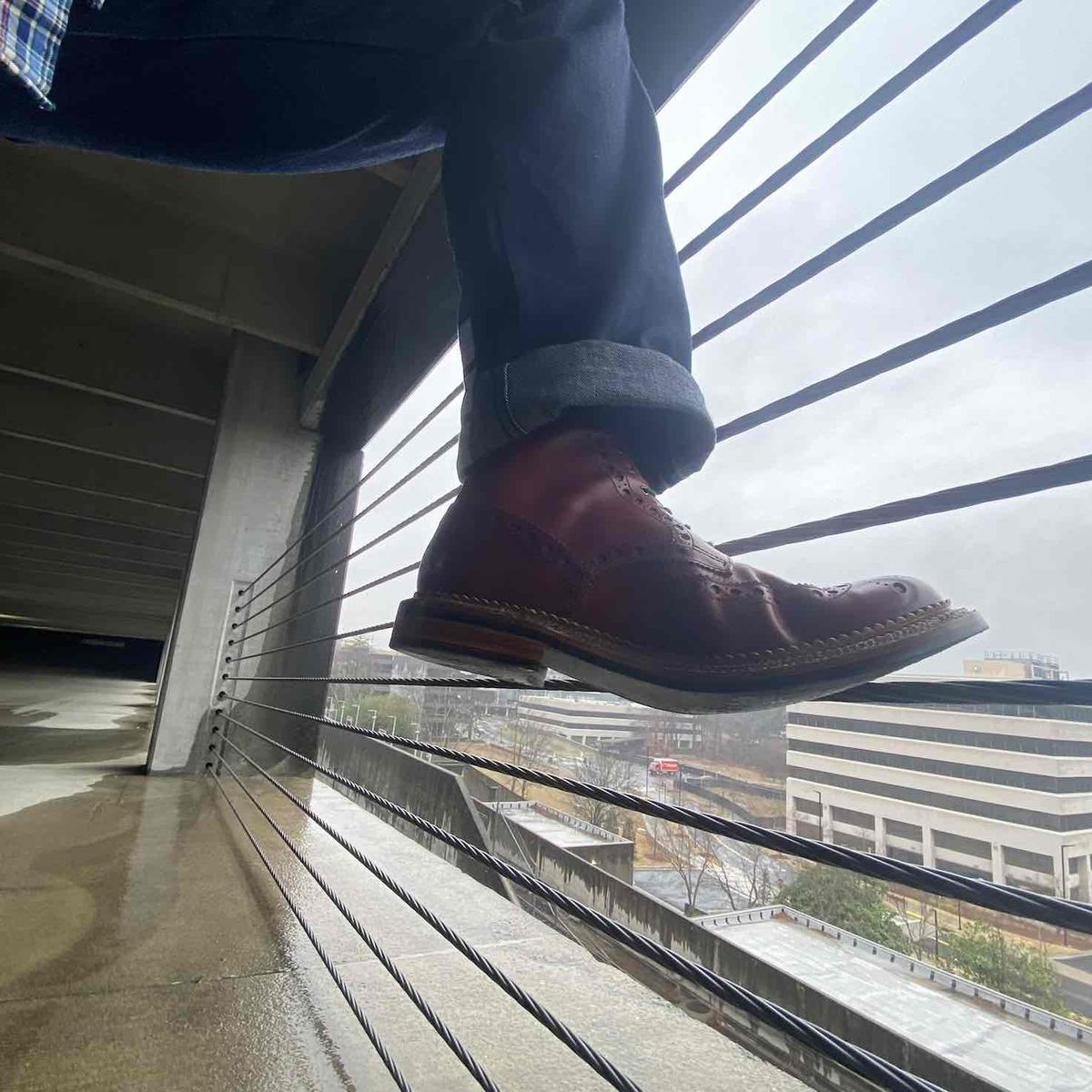 Photo by escapedTexan on February 15, 2023 of the Grenson Fred in Handpainted Tan.